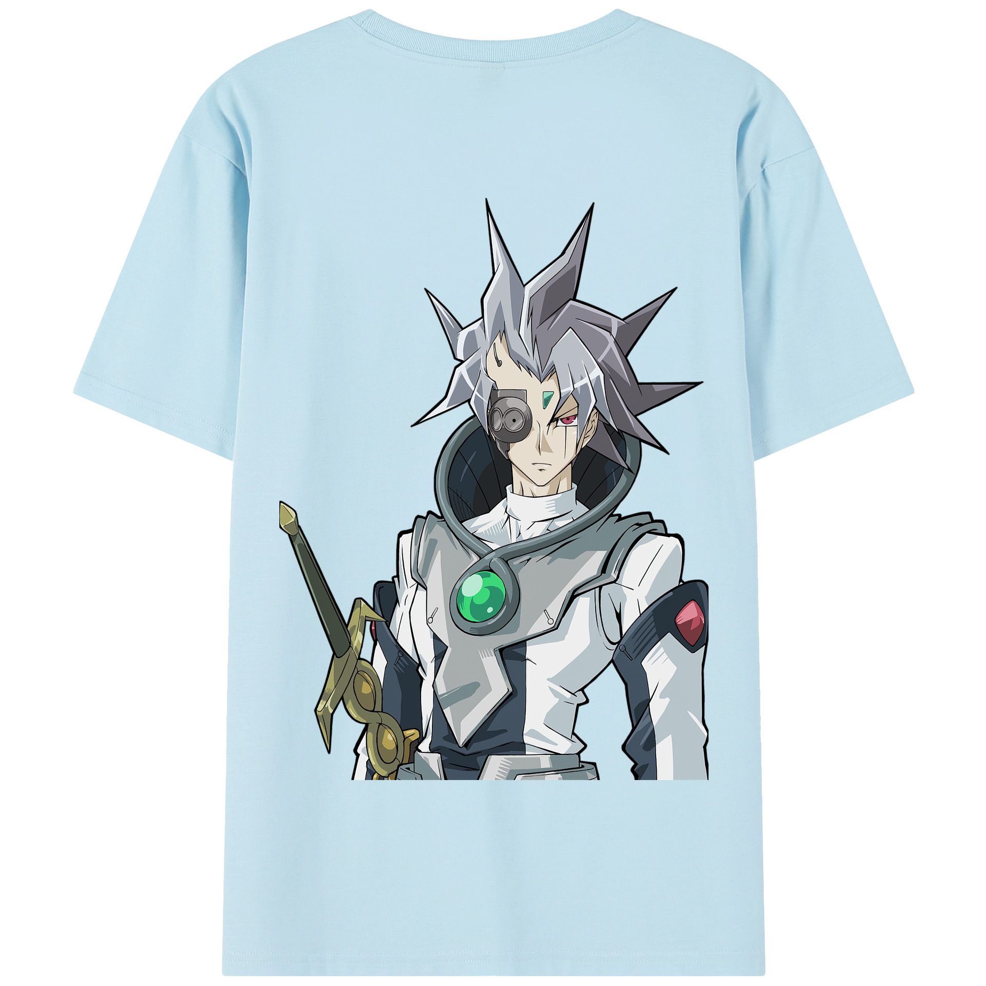 （画像用） 遊☆戯☆王 Yu-Gi-Oh! 綿100％半袖Tシャツ（背面プリント）